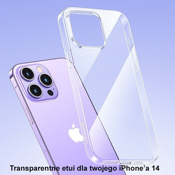 USAMS Etui Primary iPhone 14 Plus / 15Plus 6,7&quot; transparent IP14MYS01 (US-BH797)