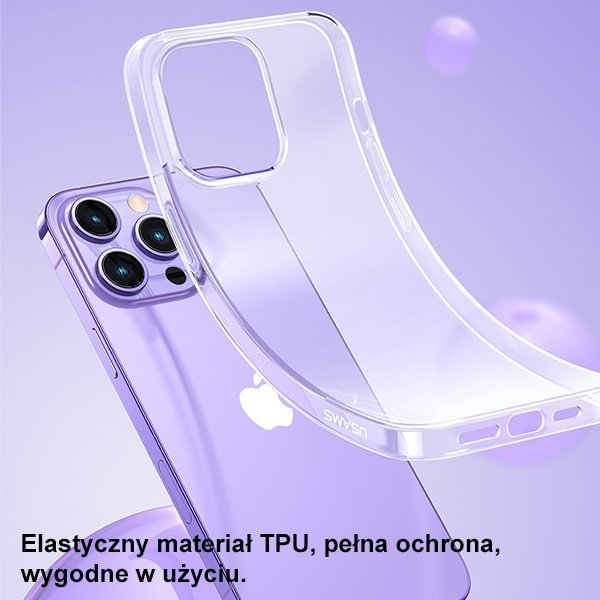 USAMS Etui Primary iPhone 14 Plus / 15Plus 6,7&quot; transparent IP14MYS01 (US-BH797)