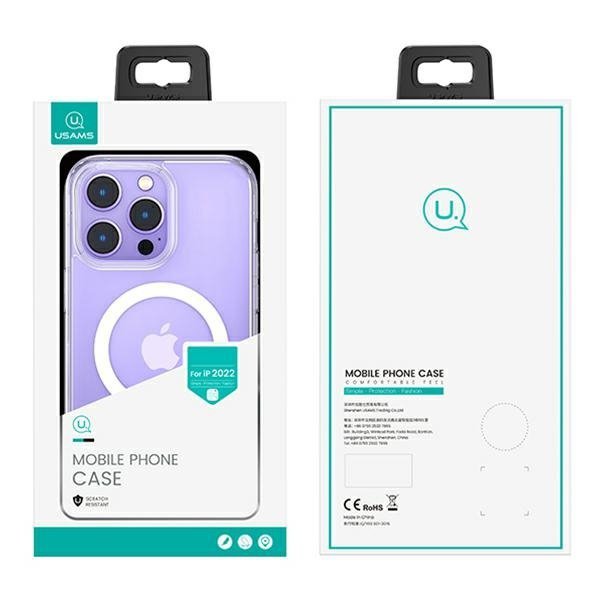 USAMS Etui Ice Magnet iPhone 14 Plus /15 Plus 6,7&quot; transparent IP14MBC01 (US-BH801)