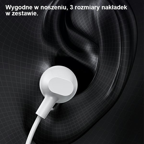 USAMS Słuchawki stereo EP-47 3.5mm czarny/black 1,2m HSEP4701 (US-SJ594)