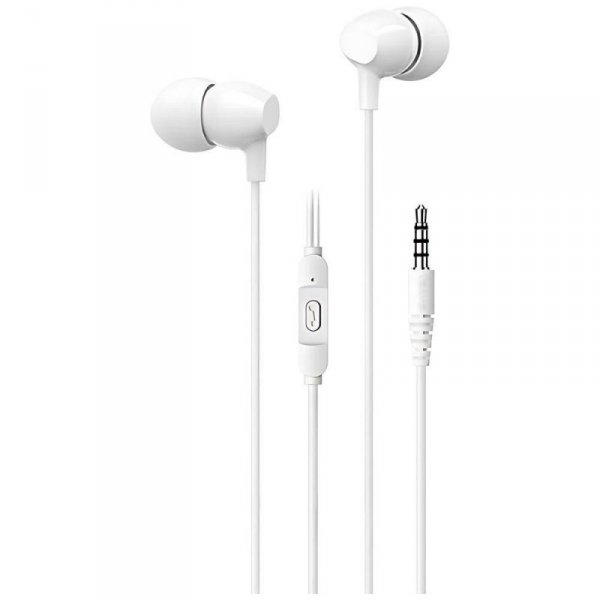 USAMS Słuchawki stereo EP-47 3.5mmbiały/white 1,2m HSEP4702 (US-SJ594)