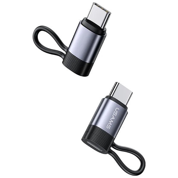 USAMS Adapter AU17 Lightning - USB-C30W stalowy/aluminium SJ677LN01 (US-SJ677)
