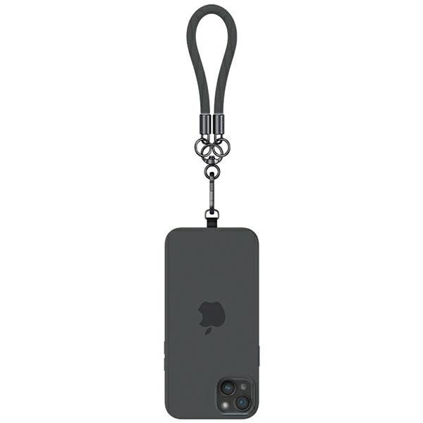 USAMS Uniwersalna smycz do telefonu 30cmczarny/black ZB283GS01 (US-ZB283)