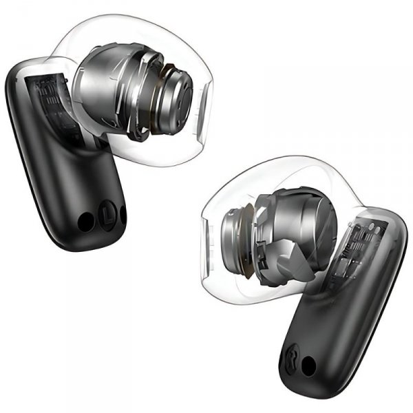 USAMS Słuchawki Bluetooth 5.3 TWSID Series bezprzewodowe czarny/black BHUID01 (ID25)