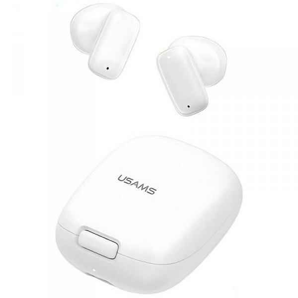 USAMS Słuchawki Bluetooth 5.3 TWSID Series bezprzewodowe biały/white BHUID02 (ID25)
