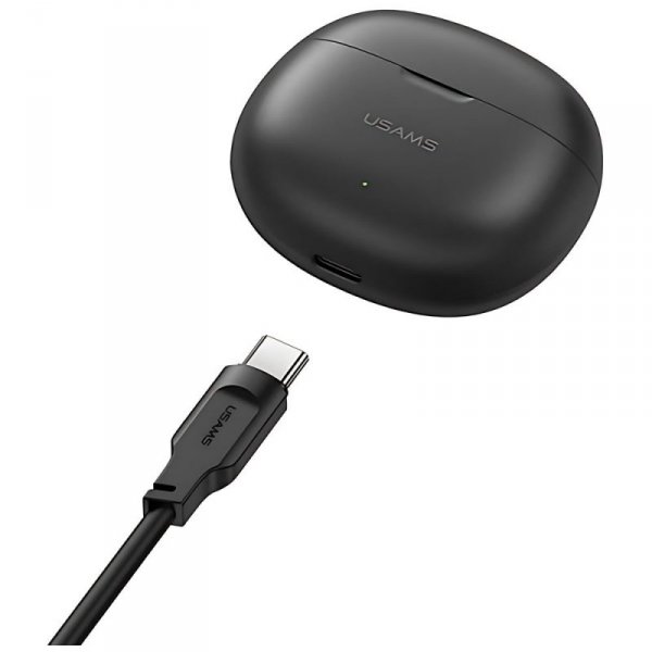 USAMS Słuchawki Bluetooth 5.3 TWSRhymbo Series bezprzewodowe fioletowy/purple BHUYO04 (US-YO17)