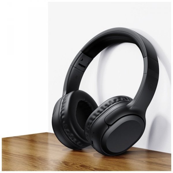 USAMS Słuchawki Bluetooth 5.3 nauszneYun Series czarny/black TDLYEJYX01 (USAMS-YG23)