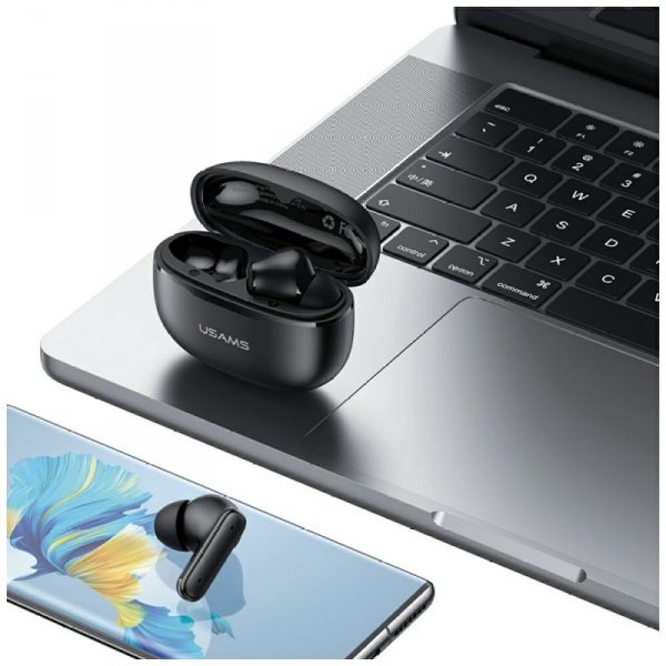 Słuchawki TWS USAMS E05 Bluetooth 6.0    bezprzewodowe czarny