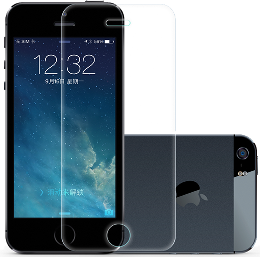 SZKŁO HARTOWANE - 9H Apple iPhone 5 5S SE 5C