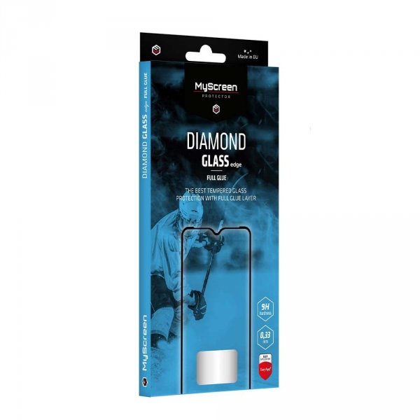 MS Diamond Glass Edge FG Xiaomi Redmi Note 9 Pro/9S czarny/blackFull Glue