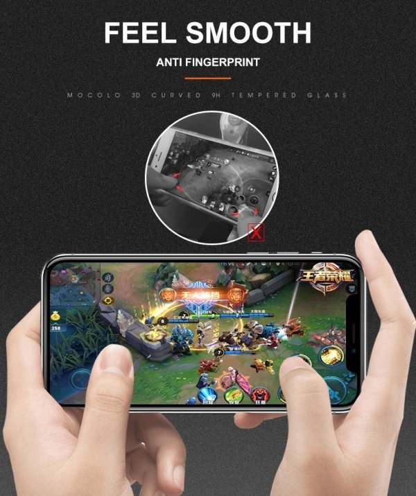 Matowe Szkło Hartowane MOCOLO MATTE 3D Full Face - iPhone 15 PRO MAX