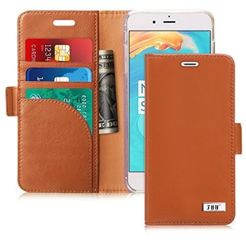 FYY Etui book case - iPhone 7+/8+ (5.5) (brązowy)