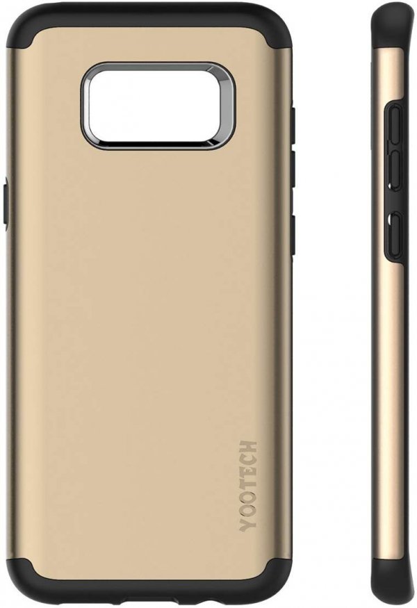 YOOTECH Shockproof Protective Dual Layer CASE Etui Slim Armor Samsung Galaxy S8 PLUS (gold)