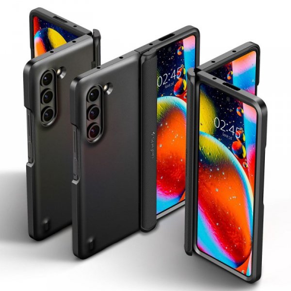 SPIGEN SLIM ARMOR PRO GALAXY Z FOLD 5 BLACK