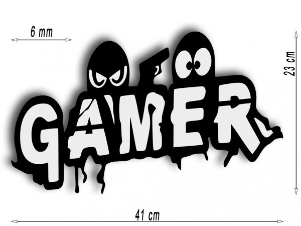 Gamer -Dekoracja ścienna