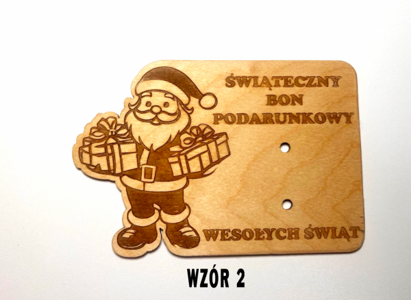 Świąteczny bon podarunkowy