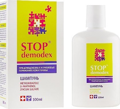 Szampon Stop Demodex, Demodekoza, Nużyca, 100 ml 