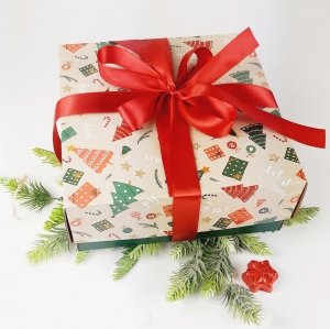 Box prezent pod choinkę , zestaw prezentowy