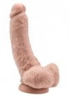 Dildo-COCK 8 INCH W/ BALLS FLESH