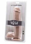 Dildo-COCK 10 INCH W/ BALLS FLESH
