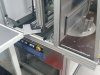 Laser cabinet for marking process with turntable