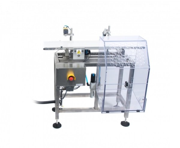 Double Conveyor with laserSYSTEM, Code Reader and Rejector
