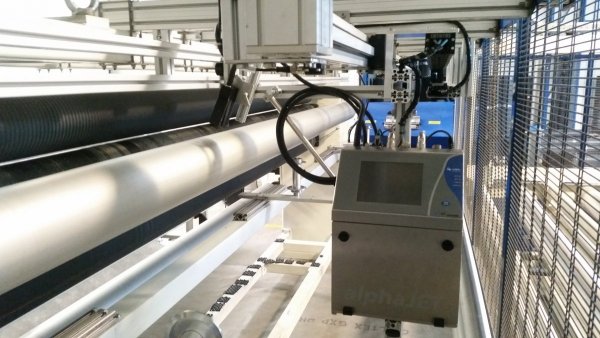 Automated linear traverse with inkjet printer