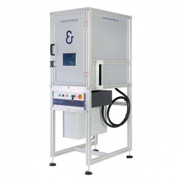 LASER-MARKING CABINET FOR THE USE IN CABLE MARKING
