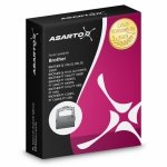 Taśma Asarto do Brother R231N | TZE231 |  black/WT | 12mm*8m