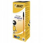 DŁUGOPIS BIC fine 0.5MM CZARNY ORANGE OPA 20SZT