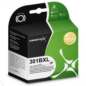 Tusz Asarto do HP 301XL | 301BXL | CH563EE | 680 str. | black