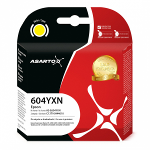 Tusz Asarto do Epson 604YXN | C13T10H44010 | 400 str. | 7ml | yellow