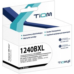 Tusz Tiom do Brother 1240BXL | LC1240BK | 600 str. | black