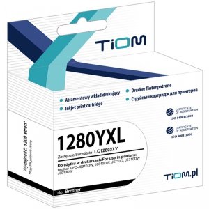 Tusz Tiom do Brother 1280YXL | LC1280XLY | 1200 str. | yellow