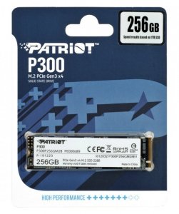 SSD Patriot P300 M.2 PCI-Ex4 NVMe 256GB 1,7GB/s