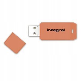 Integral pamięć USB Neon 32GB USB 2.0 orange pendrive