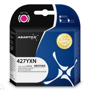 Tusz Asarto do Brother 427MXN | LC427XLM | 5000 str. | magenta