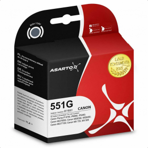 Tusz Asarto do Canon 551G | 6447B001 | 275 str. | grey
