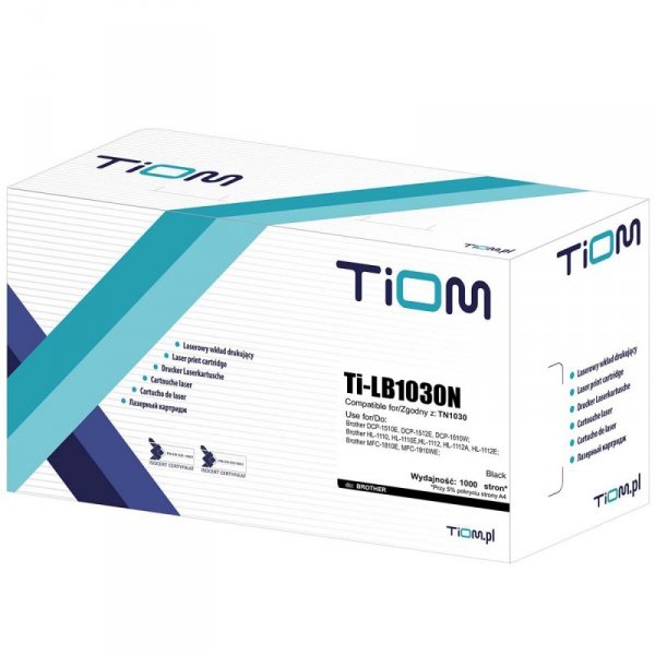 Toner Tiom do Brother 1030BK | TN1030 | 1000 str. | black