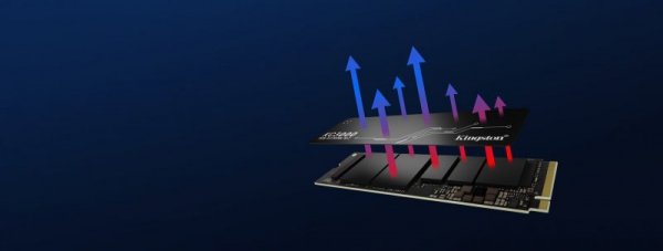 Dysk SSD Kingston KC3000 (1TB; M.2 2280; PCIe 4.0 x4 NVMe; SKC3000S/1024G)