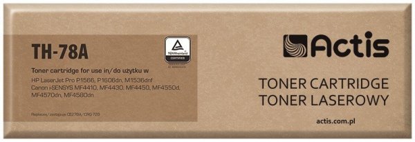 Toner ACTIS TH-78A (zamiennik HP 78A CE278A, Canon CRG-728; Standard; 2100 stron; czarny)