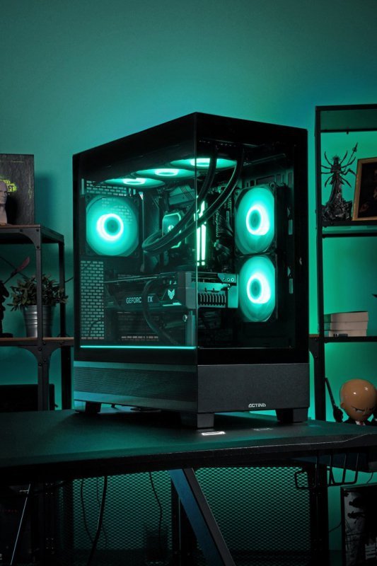 Komputer gamingowy Actina View 9900X 32GB 1TB RX9070XT 750W no OS