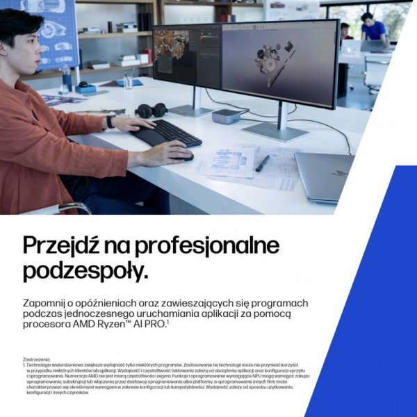 HP ZBook 8 G1ak 14 Ryzen AI 7 PRO 350 14.0"WUXGA IPS 400nits LBL AG 32GB DDR5 5600 SSD1TB Radeon 860M Cam IR 5 MPx 62Wh W11Pro 3Y OnSite