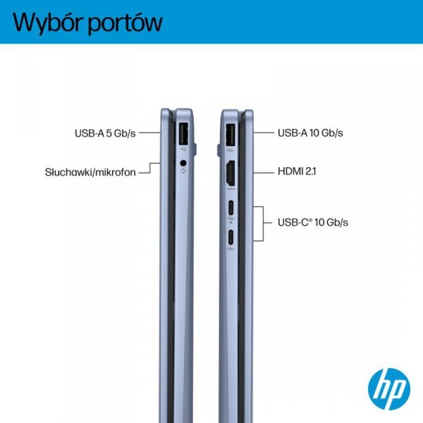 HP OmniBook 5 Flip 14-fp0004nw Core 5 120U 14"2K Touch IPS 300nits 16GB LPDDR5 5200 SSD512 Intel Graphics Cam 1080p 68Wh Win11 Blue Sky 2Y