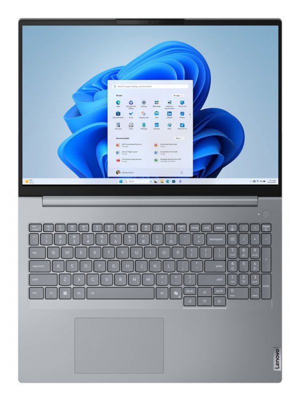 Lenovo ThinkBook 16 G8 Ultra7 255H 16"WUXGA IPS 300nits AG 32GB DDR5 5600 SSD1TB Intel Arc 140T Cam1080p 45Wh W11Pro 3Y OnSite