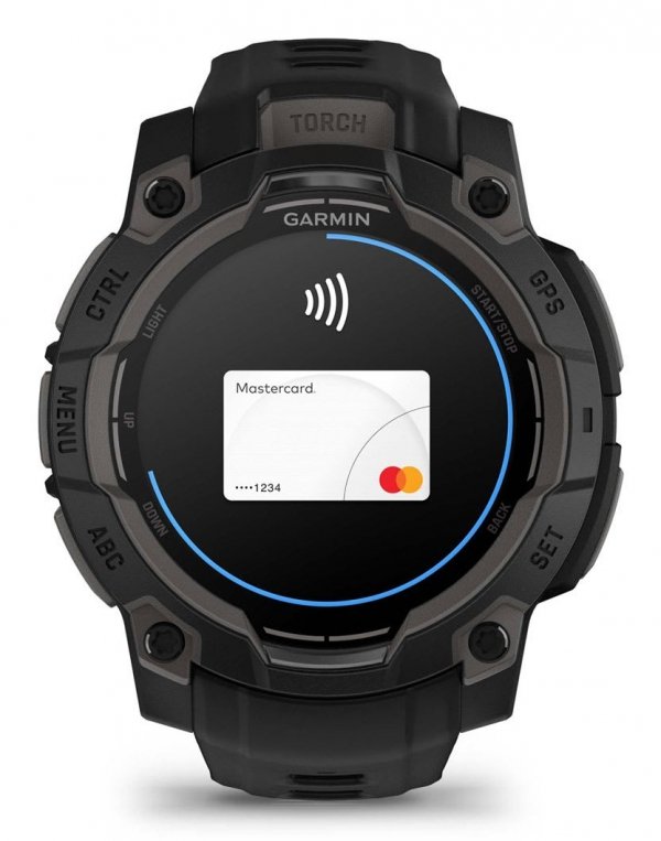 Zegarek sportowy Garmin Instinct 3 AMOLED 45mm Czarny