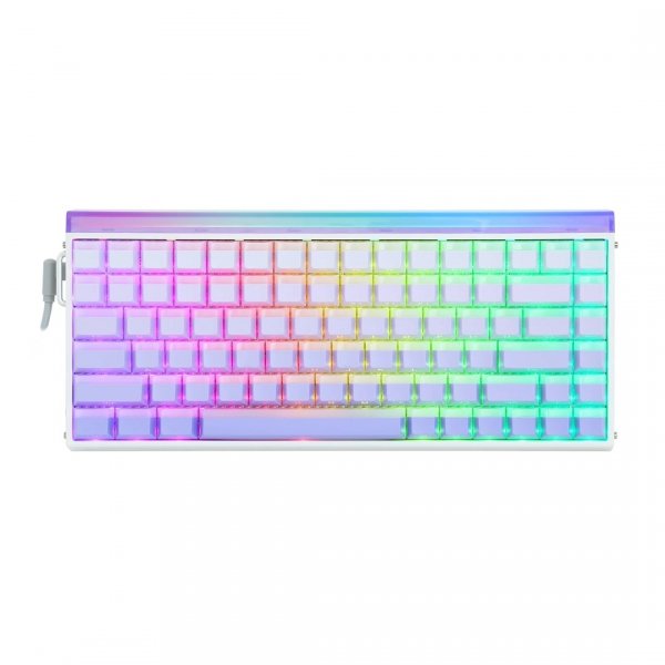 Klawiatura gasket HERO84 HE White+Purple+Gradient+LIGHT JadeKing switch RGB AULA