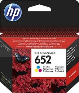 Tusz HP 652 F6V24AE oryginalny kolorowy