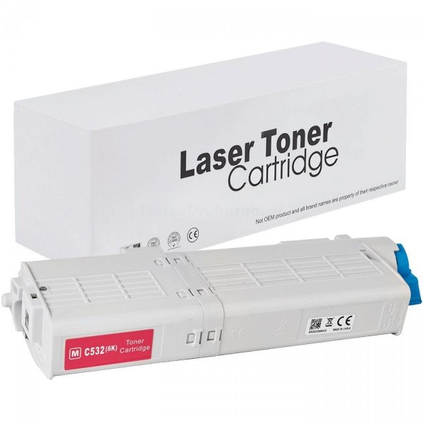 Toner OKI 46490606 C532 zamiennik magenta XL
