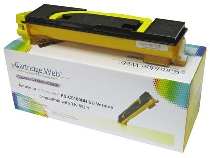Toner Cartridge Web Yellow Kyocera TK550/TK552 zamiennik TK-550Y